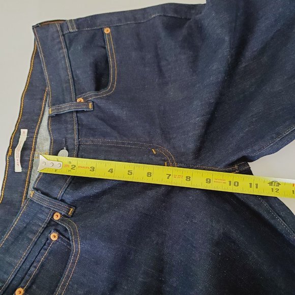 LEVI'S Dark Rinse 414 Relaxed Fitted Straight Leg Jeans - Picture 14 of 15